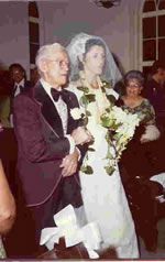 John walks Helena down the aisle