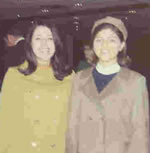 Helena and Teresa at the San Antonio Airport