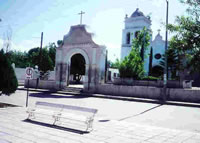 Church in Hualahuises - Plaza