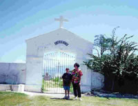 Sean and Helena at the Gate of the Main Cemetary